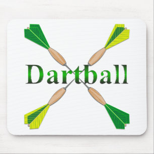 Grönt och Guld Dartball Darts Musmatta
