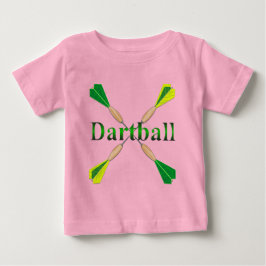 Grönt och Guld Dartball Darts Tee