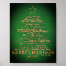 Grönt och guld god jul träd