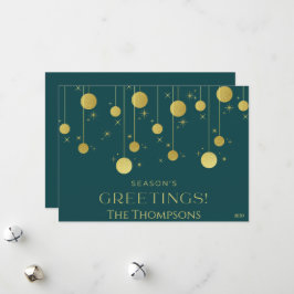 Grönt och Guld-Helgdag - julkort