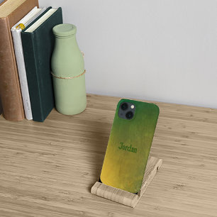 Grönt och Guld iPhone/iPad-fall