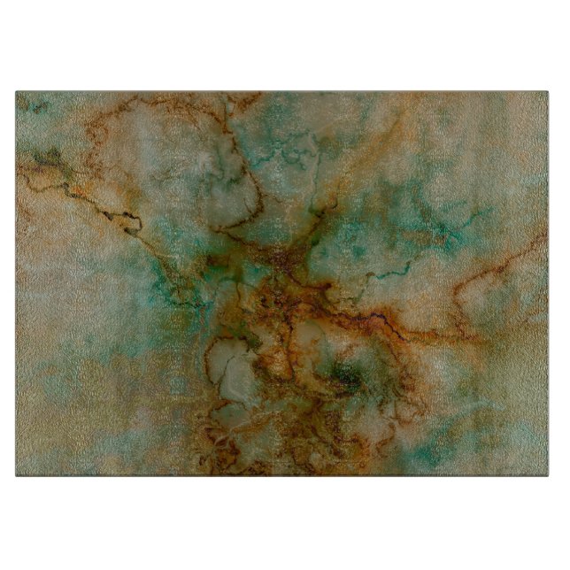 Grönt och guld- marmor (Framsidan)