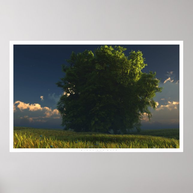 Grönt och Guld Poster (Framsidan)