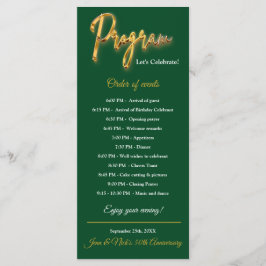 Grönt och Guld-program 3d Guld Tex-minimalistisk u Meny