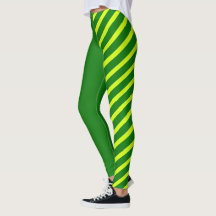 Grönt och Gult Jester Leggings