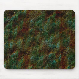 Grönt och korallvvägg stil musmatta