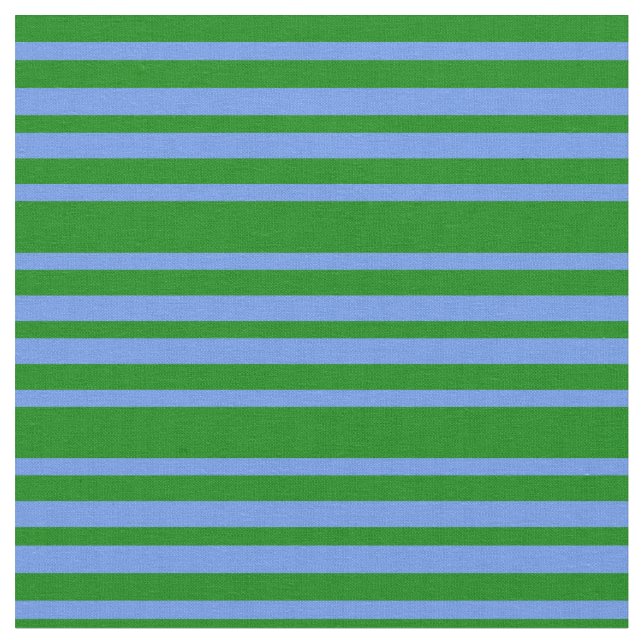 Grönt och kornrosblå Färgad stripe Mönster Tyg (Närbild)