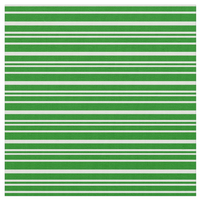 Grönt och lätt cyan Mönster i Rand Tyg (Närbild)