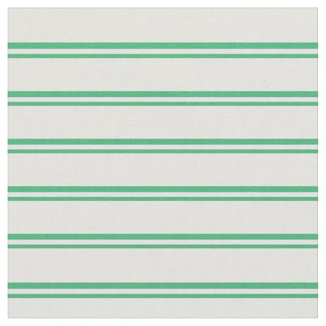 Grönt och lätt cyan Rand Mönster Tyg (Närbild)