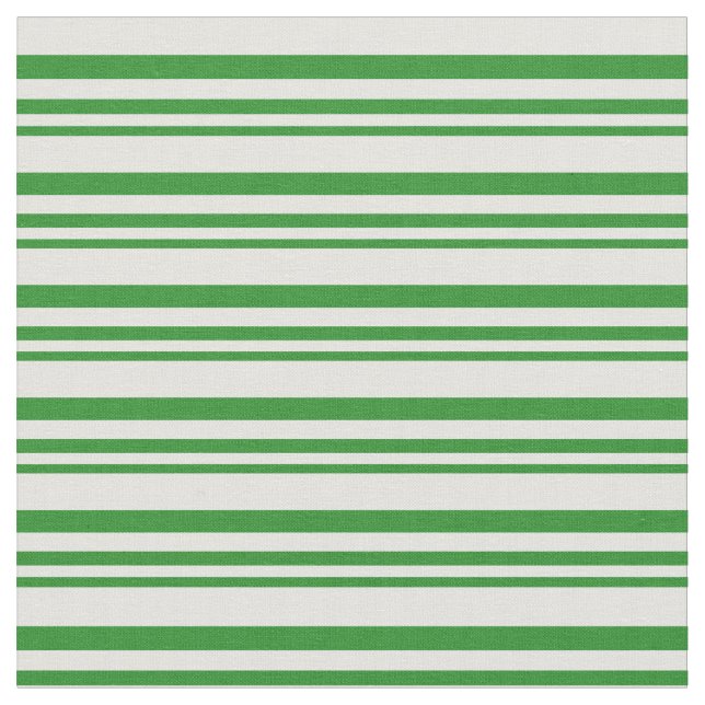 Grönt och lätt cyan Rand Tyg (Närbild)