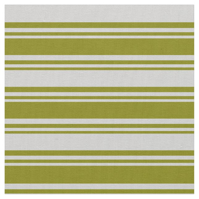 Grönt och lätt Grått Färgad stripe Mönster Tyg (Närbild)