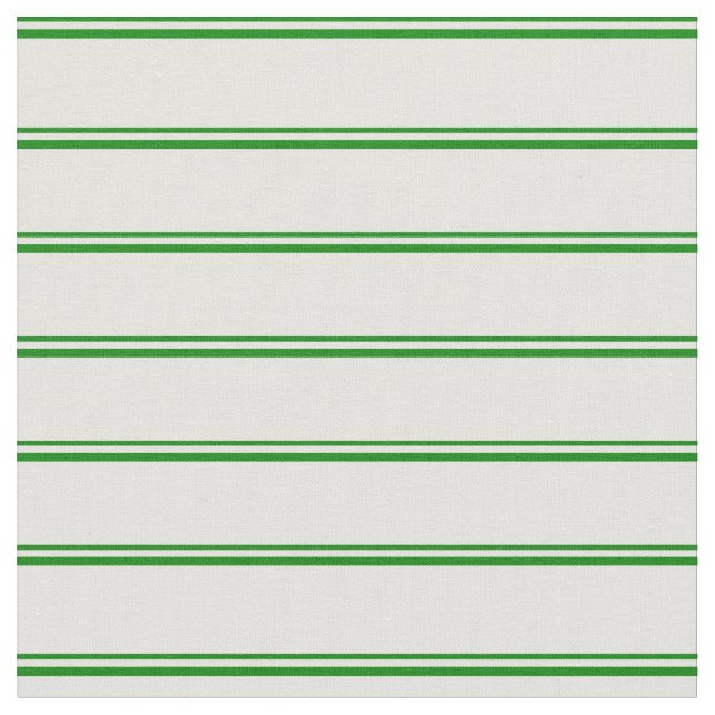 Grönt och lätt Gult Mönster i Rand Tyg (Närbild)