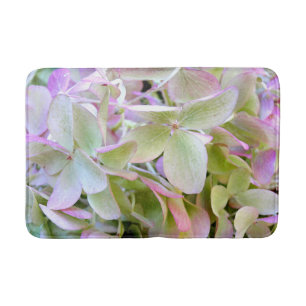 Grönt och Lavender Hydrangea Blommigt Bath Mat Badrumsmatta