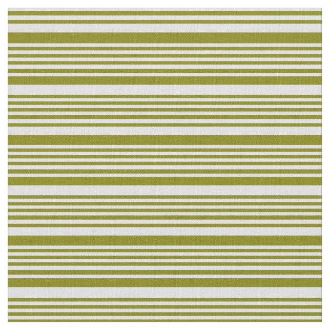 Grönt och Lavender Linjer Tyg (Närbild)