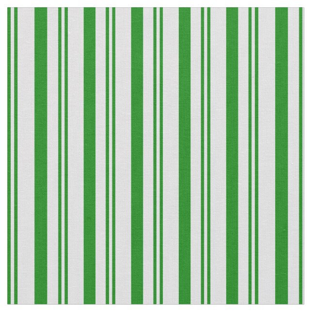 Grönt och Lavender Mönster Tyg (Närbild)