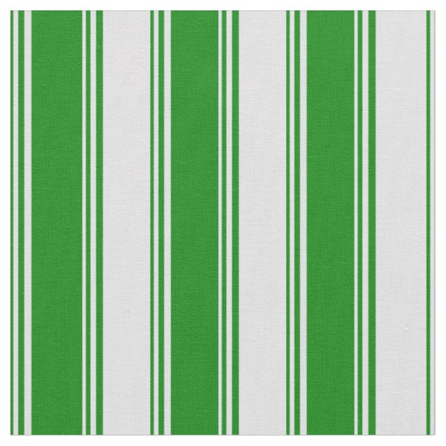 Grönt och Lavender Rand/Linjer Mönster Tyg (Närbild)