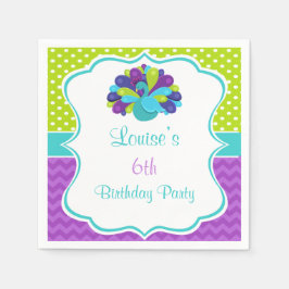 Grönt och Lila av akut boskap Pappersservett