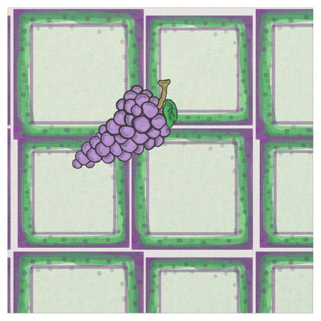 Grönt och Lila + Grafikstruktur Tyg (Närbild)