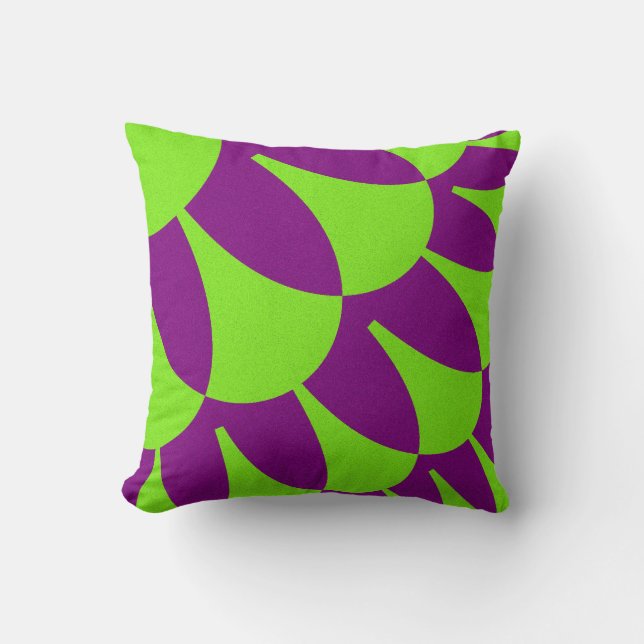 Grönt och Lila Kudde (Framsida)