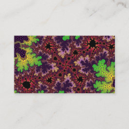 Grönt och Lila Speckle Visitkort