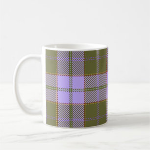 Grönt och Lila Tartan Play Scottish Seamless Pa Kaffemugg