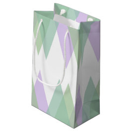 Grönt och lilaska trianglar