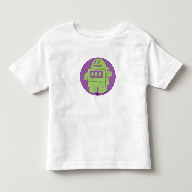 Grönt- och lilaungeT-tröja Tee (Framsida)