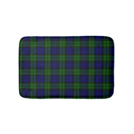 Grönt och marin Tartan Badrumsmatta
