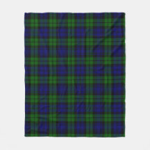 Grönt och marin Tartan