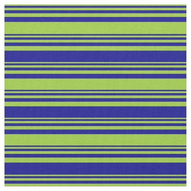 Grönt och Mörk blått lutning/stripe Mönster Tyg (Närbild)