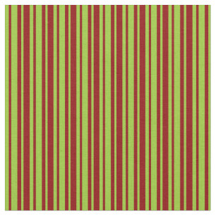 Grönt och Mörk Röd stripe/Innerad Mönster Tyg