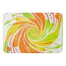 Grönt och Orange Spiral design