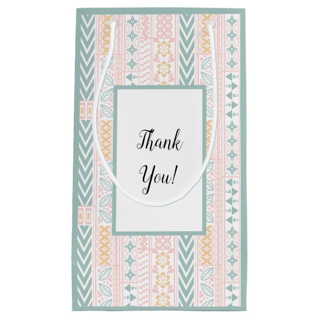 Grönt och persikogeometri (Framsidan)