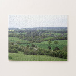 Grönt och Pleasant Land Jigszle Puzzle Pussel