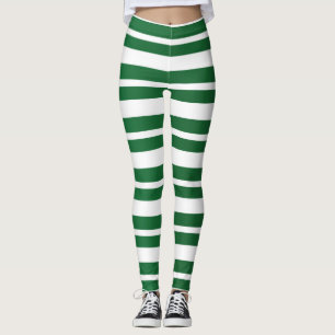 Grönt och Rand - helgdag, Helgdag Leggings
