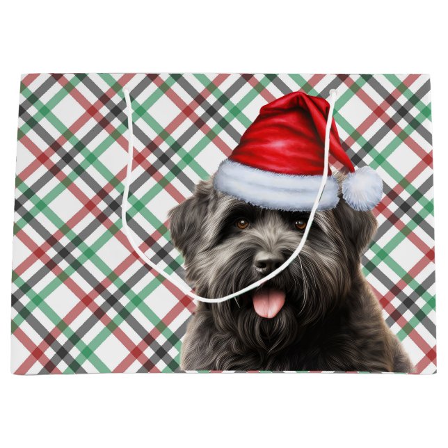 Grönt och Red Play Bouvier Hund älskare Helgdag (Framsidan)