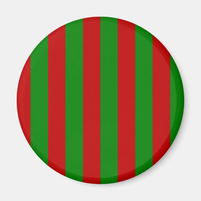 Grönt och Red Rand Toksie Turbie Magnet (Framsidan)