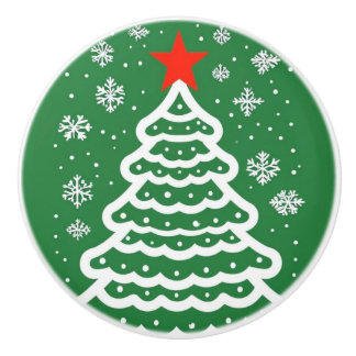 Grönt och röd jul knopp