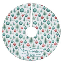 Grönt och röd jul Mönster -