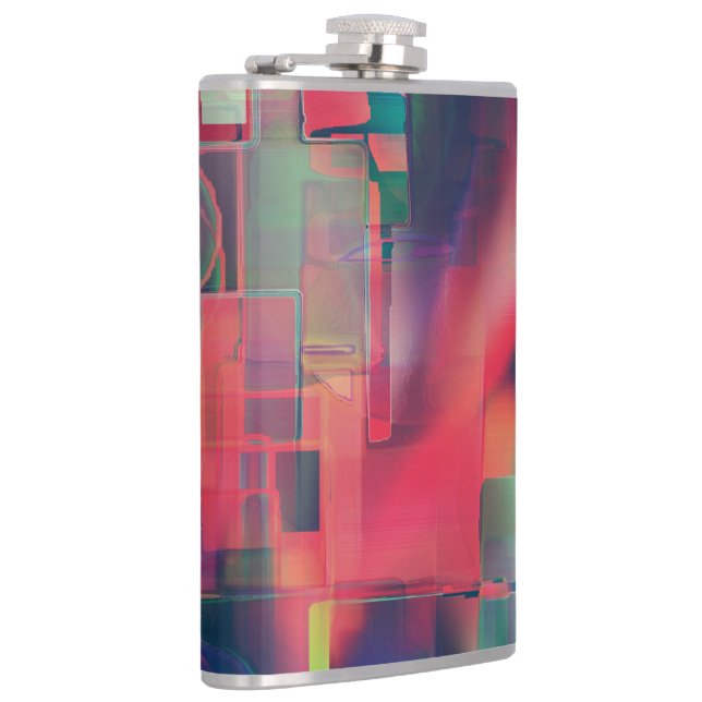 Grönt och röd lagrar och en svag väggton fickplunta (Höger)