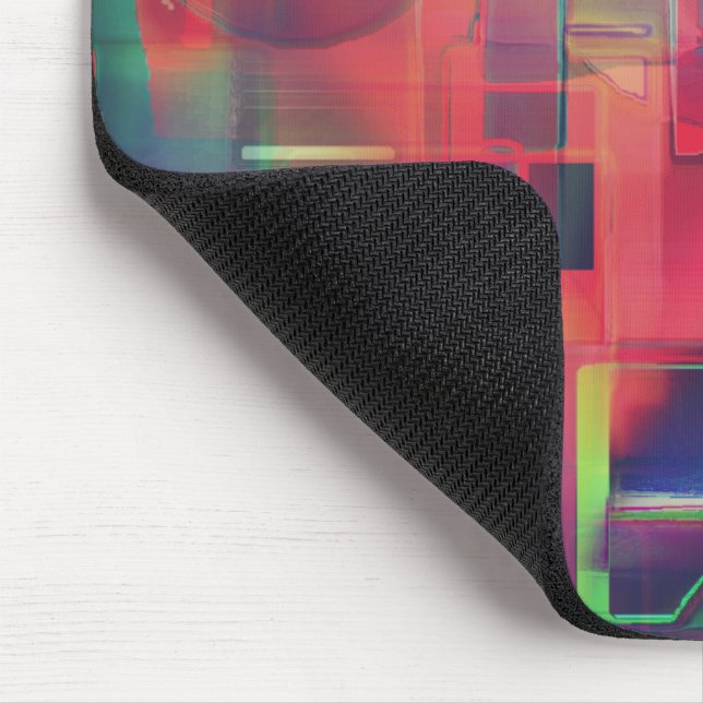 Grönt och röd lagrar och en svag väggton musmatta (Hörn)