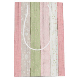 Grönt och Rosa Blommigt för träskydd i Rustic Sage