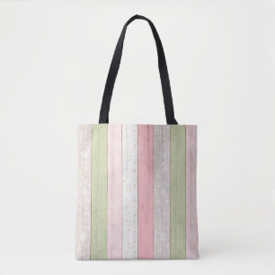 Grönt och Rosa Blommigt för träskydd i Rustic Sage Tygkasse