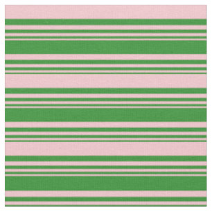 Grönt och Rosa i Mönster Tyg