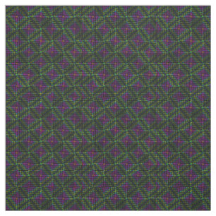 Grönt och Rosa marockansk diamantdesign, Tyg