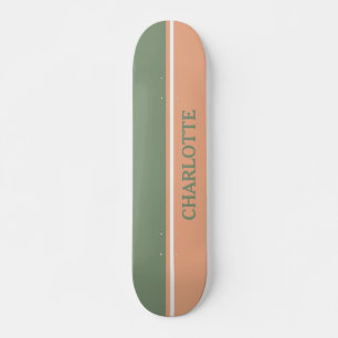Grönt och  Rosa Mini Skateboard Bräda 18,5 Cm