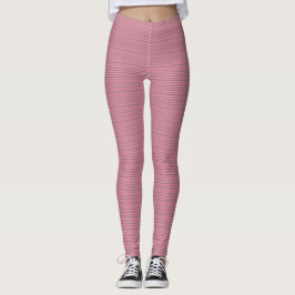 Grönt och Rosa Rand Leggings