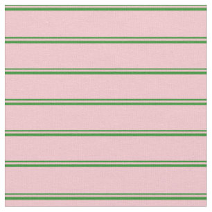 Grönt och Rosa Rand/Linjer Mönster Tyg