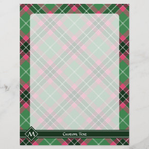 Grönt och Rosa Tartan Reklamblad