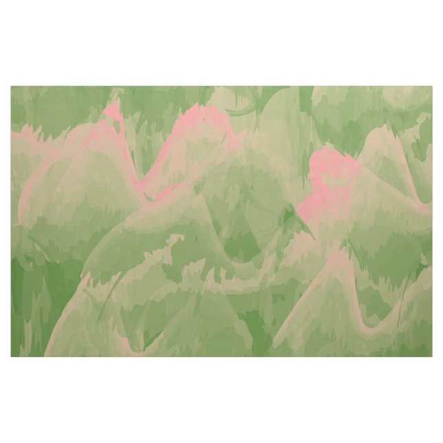 Grönt och Rosa Vinkarare Tyg (Fat Quarter)